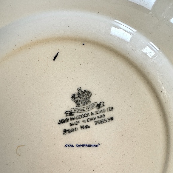 1920’s John Maddock & Sons VINTAGE Serving Plate - Picture 6 of 11